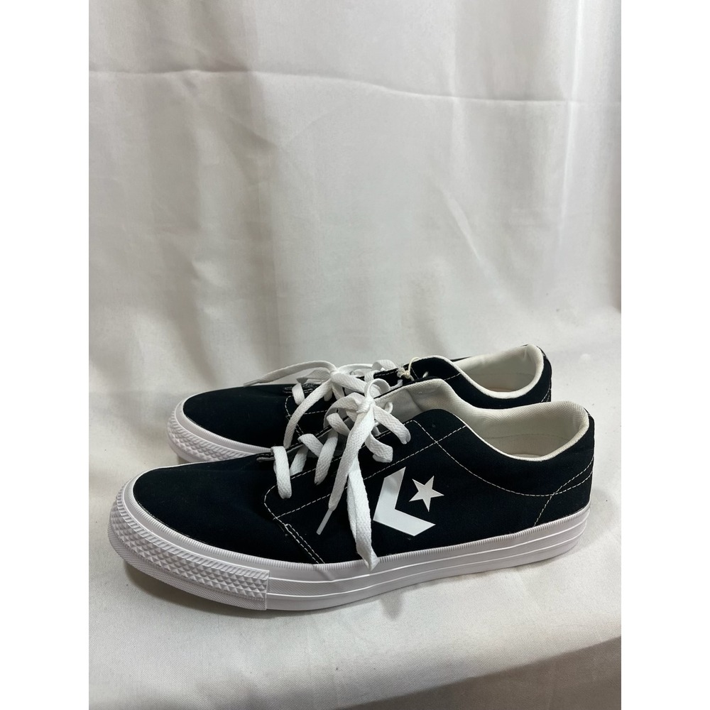 Converse Day One Classic Ox Mens 13 Black White Canvas Low Top‎ Sneakers
